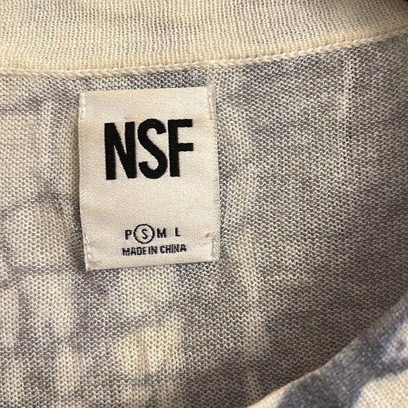 NSF Light Weight Tie Dye Sweater Small - Picture 5 of 6